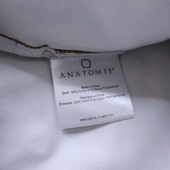 ANATOMIE Camo Karo Cargo Pant Camouflage Brown Green Casual Women's XS - Picture 9 of 10